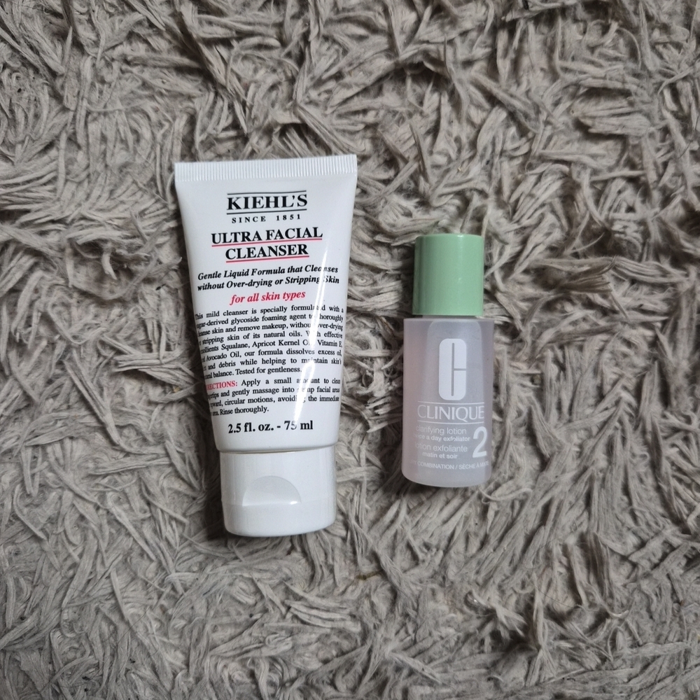 Beauty Bundle Face Skin Kiehl's Ultra Facial Cleanser and Clinique Clarifying ✨️